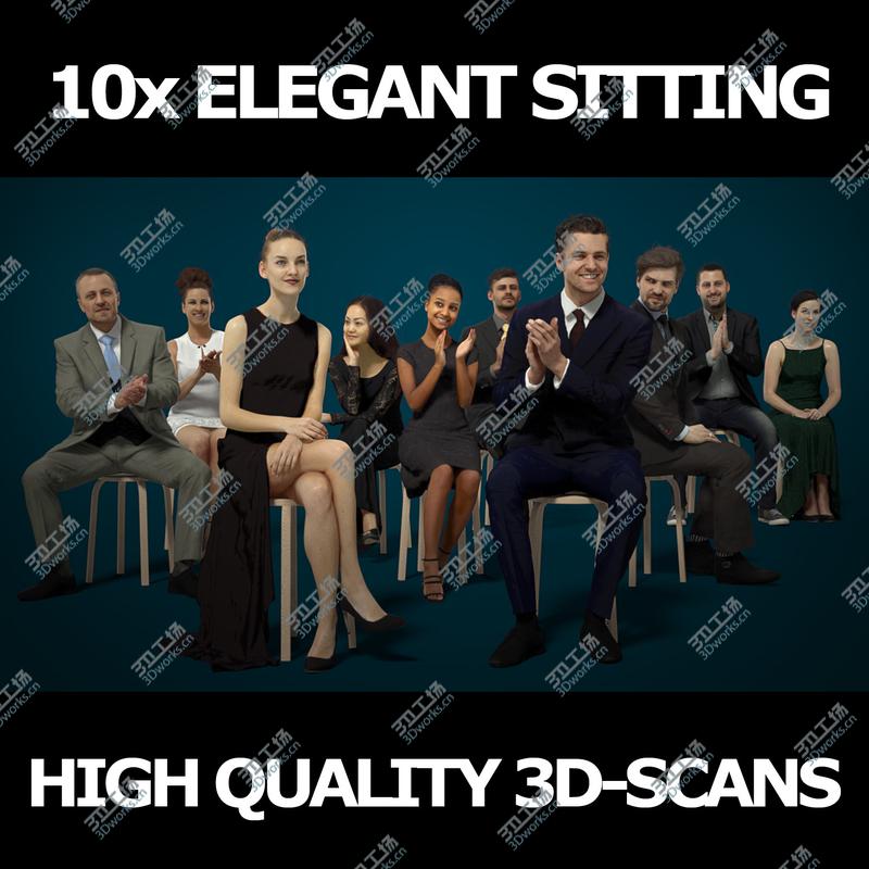images/goods_img/20210313/10x Scanned Elegant Sitting People Vol01 Collection Gobotree 3D 3D model/1.jpg